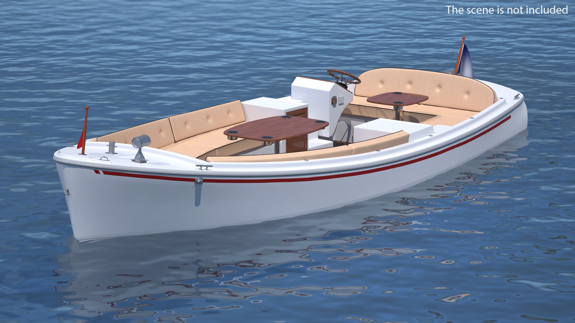 Pleasure Boat 3D model preview