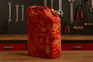 3D model Oil Gas Gallon Can