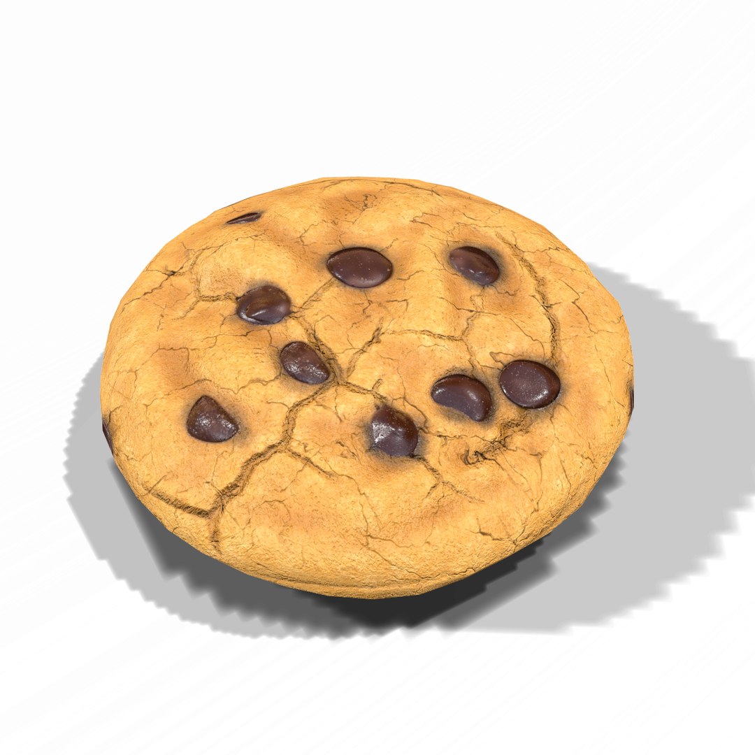 Free 3D ChocolateChipCookie Model - TurboSquid 2036596