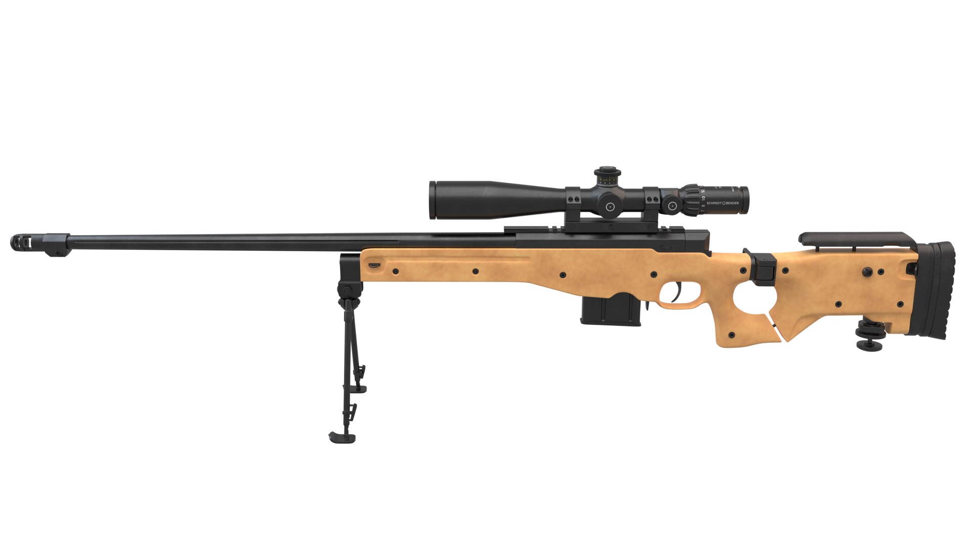 L115a3 Sniper Rifle 3D Model - TurboSquid 1450683