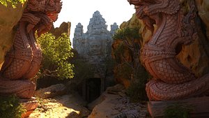 3D model Canyon Temple
