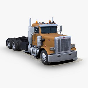 Peterbilt 359 1984 semi truck 3D model