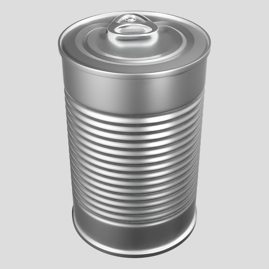 3D Realistic Tin Model - TurboSquid 1616719