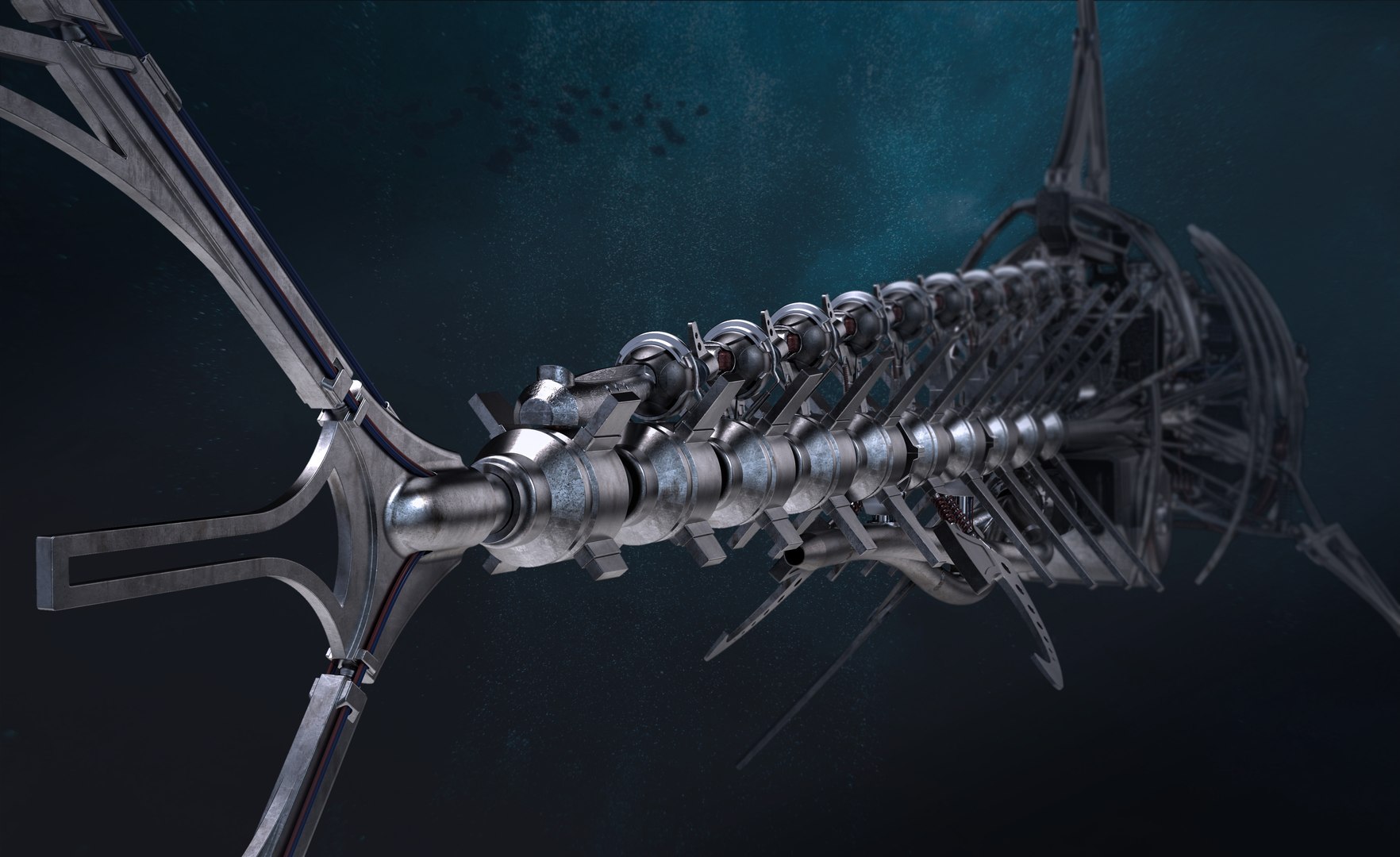 3D Metal robot shark https://p.turbosquid.com/ts-thumb/FX/bCok2x/U8/squalo6/jpg/1619524169/1920x1080/fit_q87/a0d758e215ee2339b9f363fb1a70f93d9f976f37/squalo6.jpg