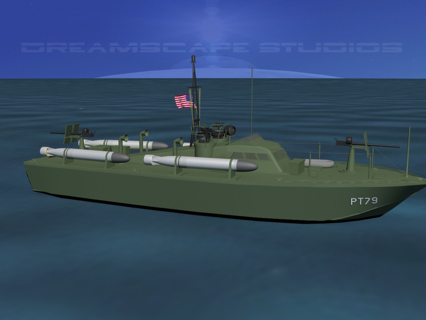 3d Model Of Boat Pt Higgins Classes