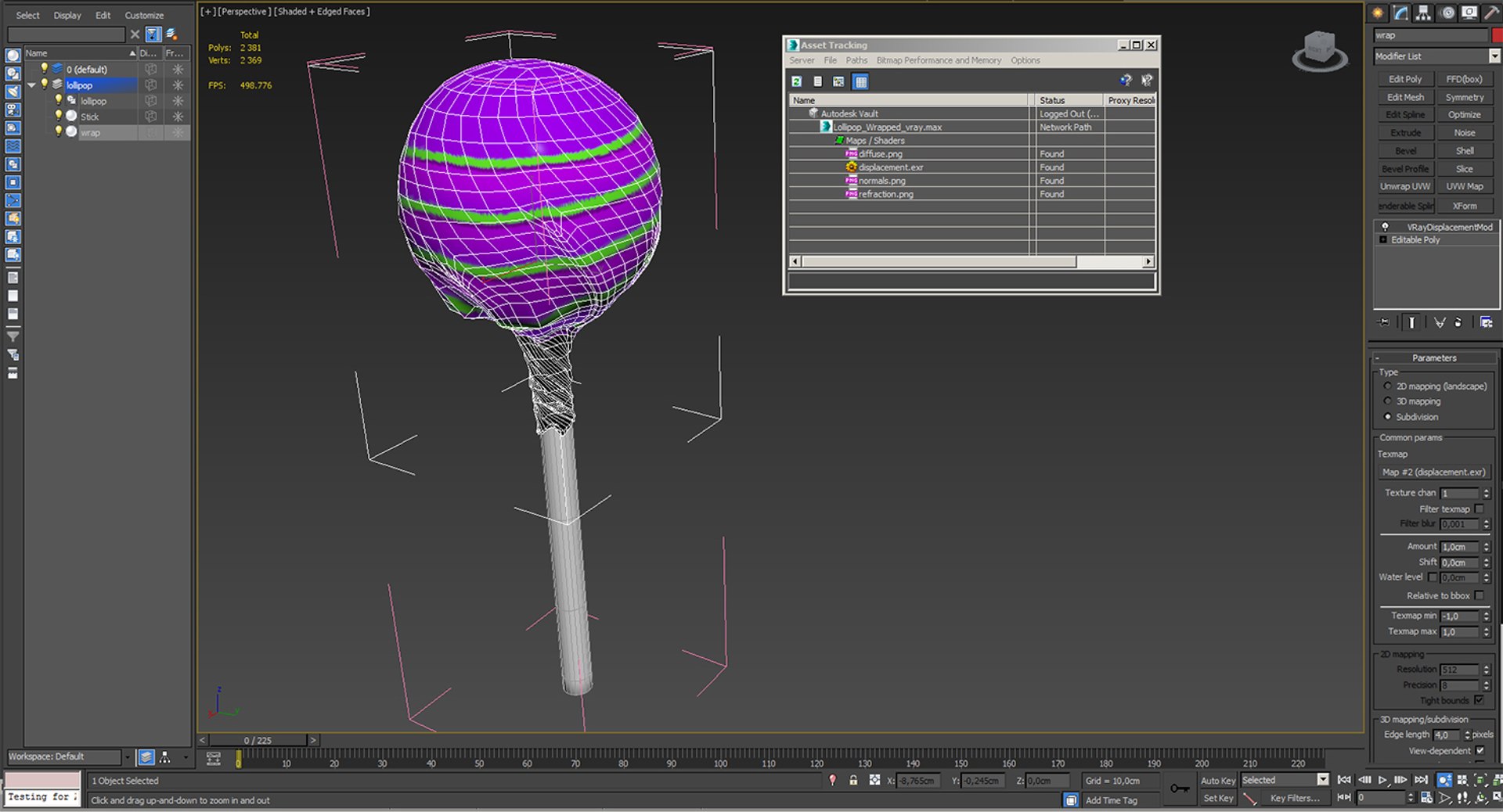 Lollipop Wrapped Model - TurboSquid 1424455