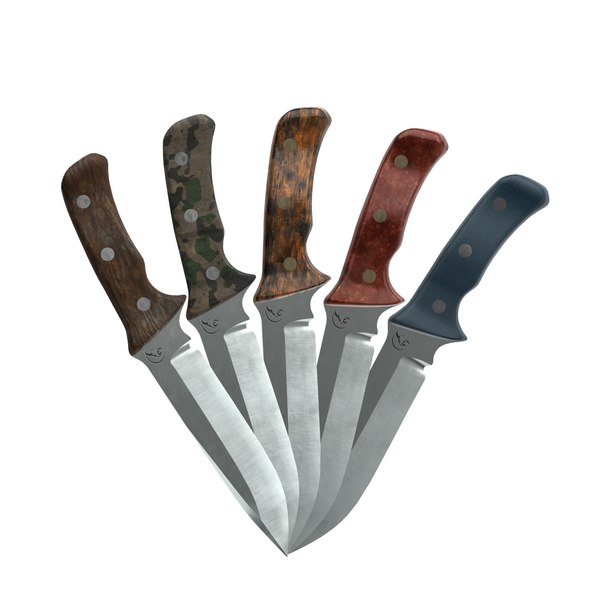 3d model hunting knife