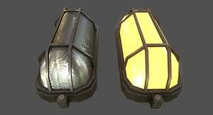 Wall Light - Game Ready Low-poly