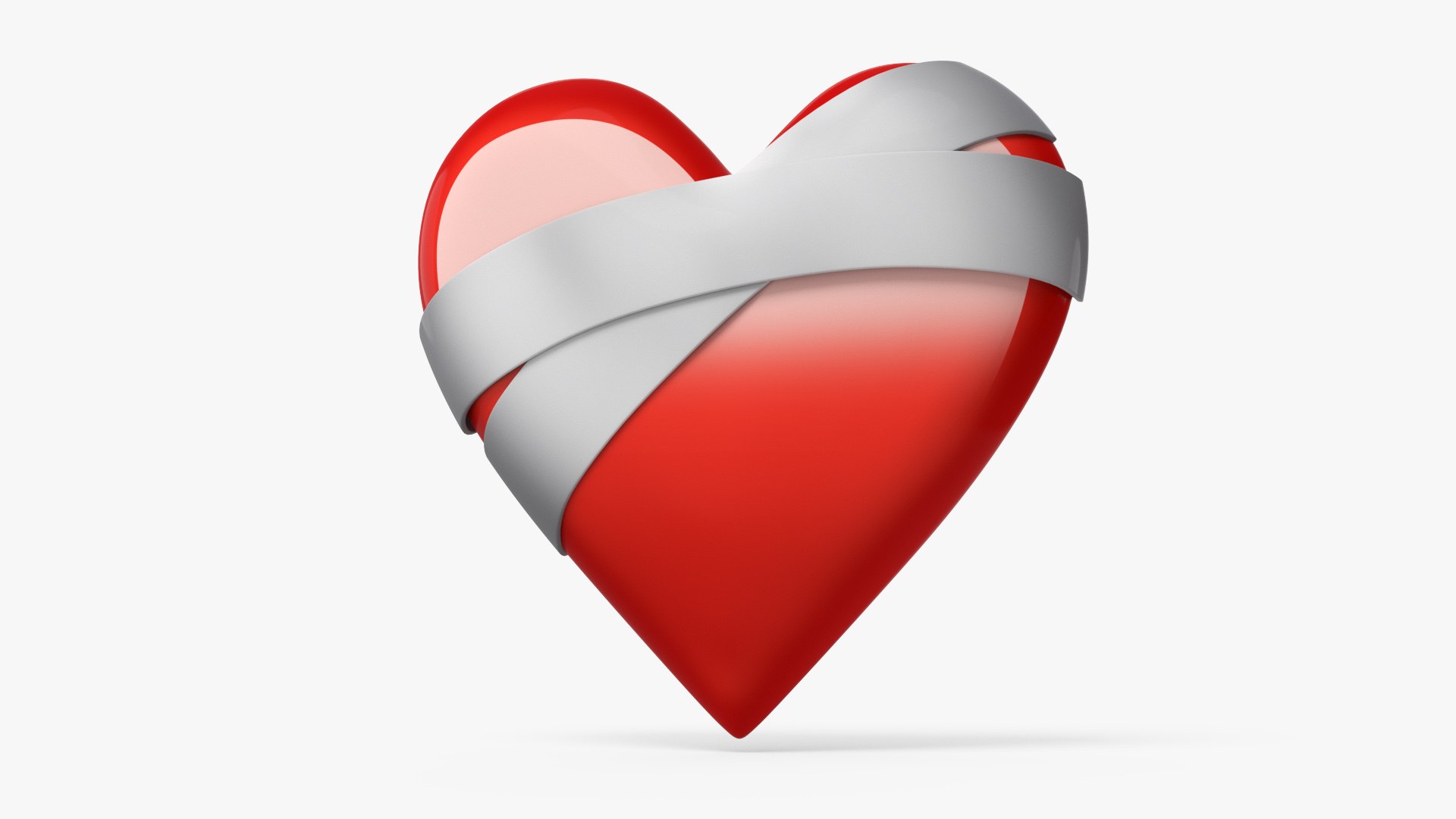 Emoji Mending Heart 3D model preview