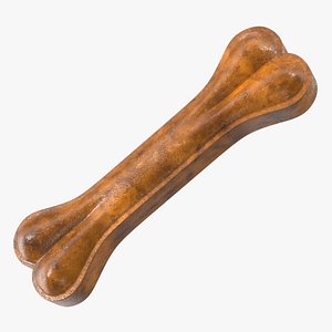 Dog Bone Treat Small Dark 3D model