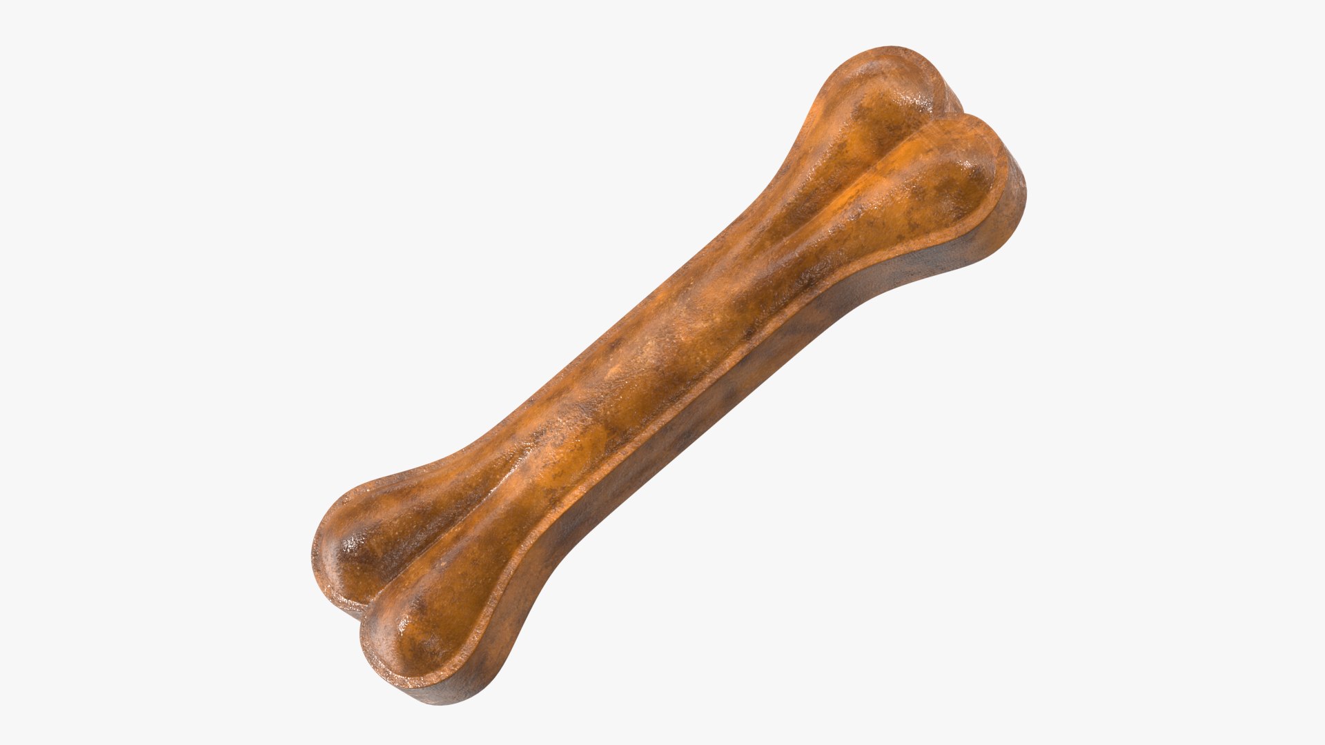 Dog Bone Treat Small Dark 3D model preview