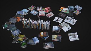 3D Books and Magazines