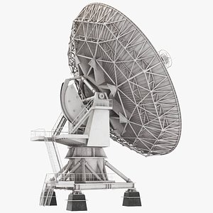 3D Detailed Satellite Dish Antenna