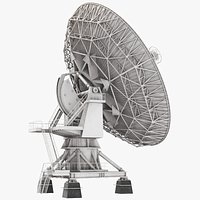 Detailed Satellite Dish Antenna