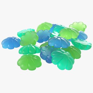 Flower Gumdrops 3D model
