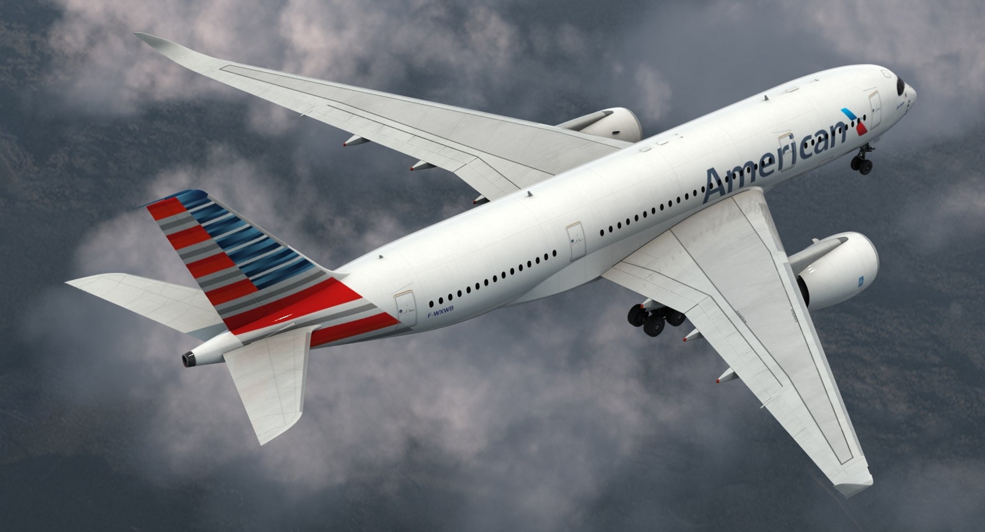 3D airbus a350-800 american airlines https://p.turbosquid.com/ts-thumb/FX/wgmHrQ/MhDUyskE/airbusa350800americanairlinesmb3dmodel003/jpg/1491842926/1920x1080/fit_q87/43dbb4e09ee78b83b3f553eed905ca3cb7f9e76b/airbusa350800americanairlinesmb3dmodel003.jpg