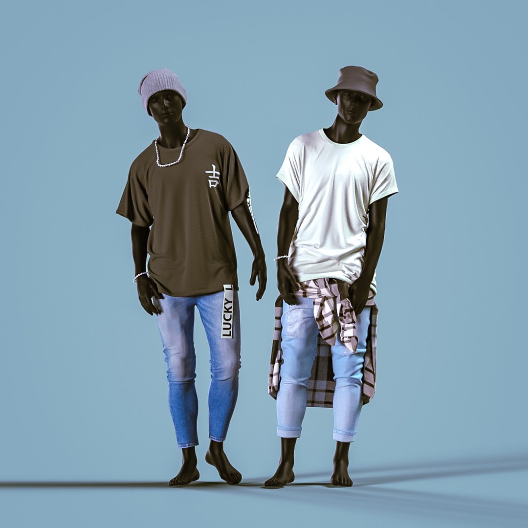 3D Model Realistic 3D Models Of Mens Outfits - TurboSquid 1992548