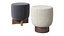 Alain Gilles Belt and Cross poufs