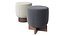 Alain Gilles Belt and Cross poufs