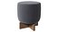 Alain Gilles Belt and Cross poufs