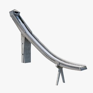 Ski Long Jump Ramp