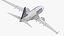 United Airlines Boeing 737-600 with Interior Rigged for Maya 3D model