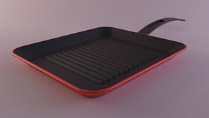 grill pan 3D