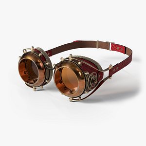 steampunk goggles 3D