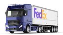 Detailed Large Fedex Truck