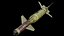 Rigged GBU-27 Paveway 3 Green Laser Guided Bomb PBR 3D model