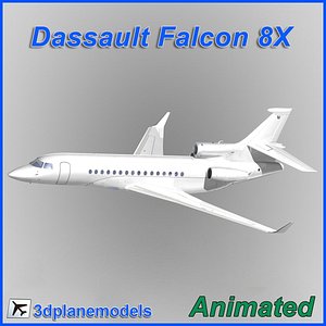 Dassault Falcon 8X Generic white