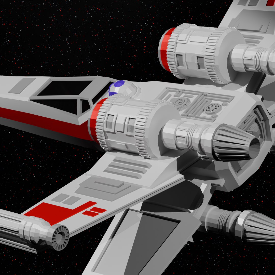 3D Low Poly X-Wing Model - TurboSquid 2334735