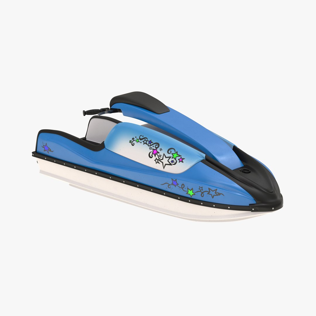 Sport Water Scooter Generic 3D Model 3D model preview