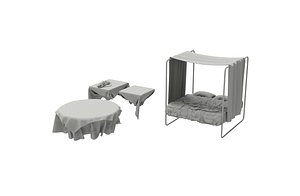 cloth blanket 3D model