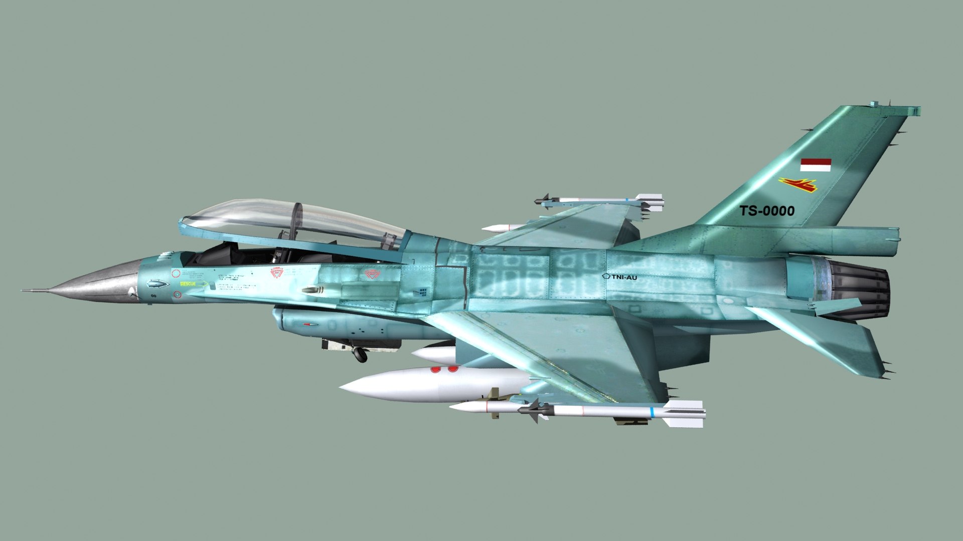 3D model F-16 B MLU Indonesia https://p.turbosquid.com/ts-thumb/FY/HkQjrh/jv/indonesia0030/jpg/1670315537/1920x1080/fit_q87/63a03ead59a5d01d3e6701ecab8fe7d755fa6234/indonesia0030.jpg