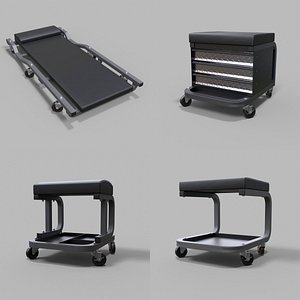 3D 1 Mechanics Creeper Seats Pack v2 4 in 1