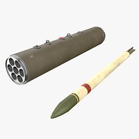 XM-157 Launcher With 70mm Missile --297--