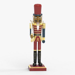 Nutcracker WOOD Christmas 3D model