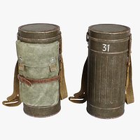 German gas mask canister World War II