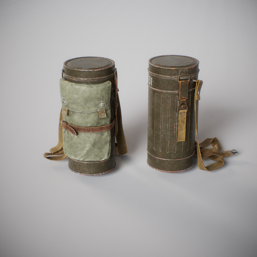 German gas mask canister World War II 3D https://p.turbosquid.com/ts-thumb/FY/S2jPNl/MB/tbrender_maincamera1/jpg/1702549320/1920x1080/turn_fit_q99/aba71bf8fa40cd0964a40000b16feee63a5a203d/tbrender_maincamera1-1.jpg