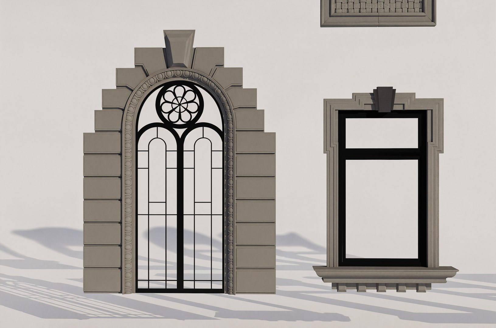 Windows Collection 3D Model VR AR Low-poly 3d Model 3D - TurboSquid 2383547