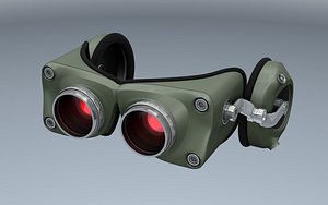 night vision goggles 3d c4d