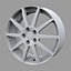 Alloy wheel - milano titanium