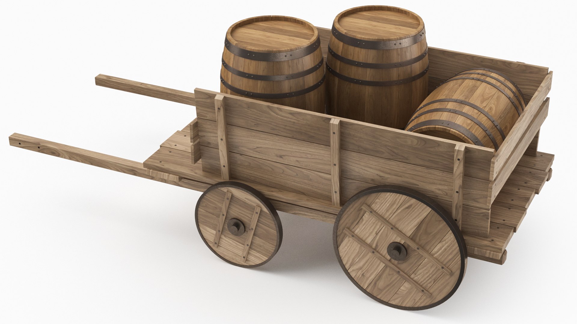 Wooden Cart With Barrels model https://p.turbosquid.com/ts-thumb/FY/aJyEes/pZ/woodencart015/jpg/1700417219/1920x1080/fit_q87/6bcb3d078ea9cf743d54e8ab49c4627e88f2b175/woodencart015.jpg