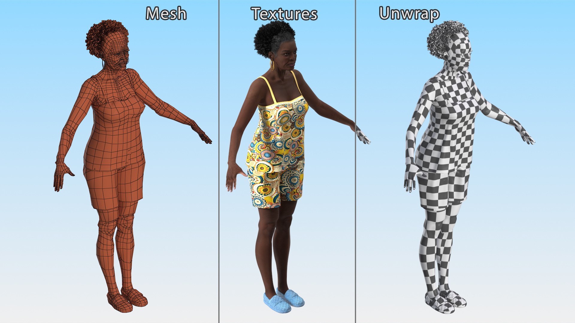3D model Afro American Grandma Wearing Pajamas Rigged for Cinema 4D https://p.turbosquid.com/ts-thumb/FY/ePdMwg/NW/afroamericangrandmawearingpajamasriggedforcinema4d3dsmodel026/jpg/1674755082/1920x1080/fit_q87/03a7f0ca6f243c9f6e56b21cc221d0580231f2e1/afroamericangrandmawearingpajamasriggedforcinema4d3dsmodel026.jpg