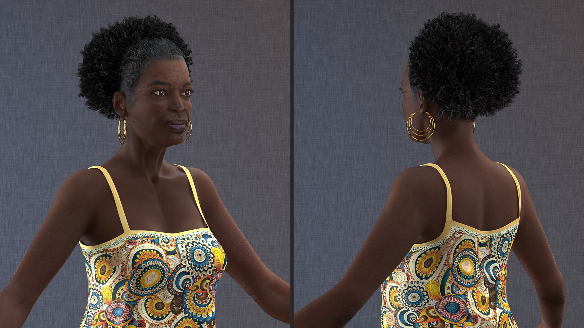 3D model Afro American Grandma Wearing Pajamas Rigged for Cinema 4D https://p.turbosquid.com/ts-thumb/FY/ePdMwg/XR/afroamericangrandmawearingpajamasriggedforcinema4d3dsmodel015/jpg/1674755045/1920x1080/fit_q87/0ddc8f73fac74f813a7a77be12867204650e82f3/afroamericangrandmawearingpajamasriggedforcinema4d3dsmodel015.jpg