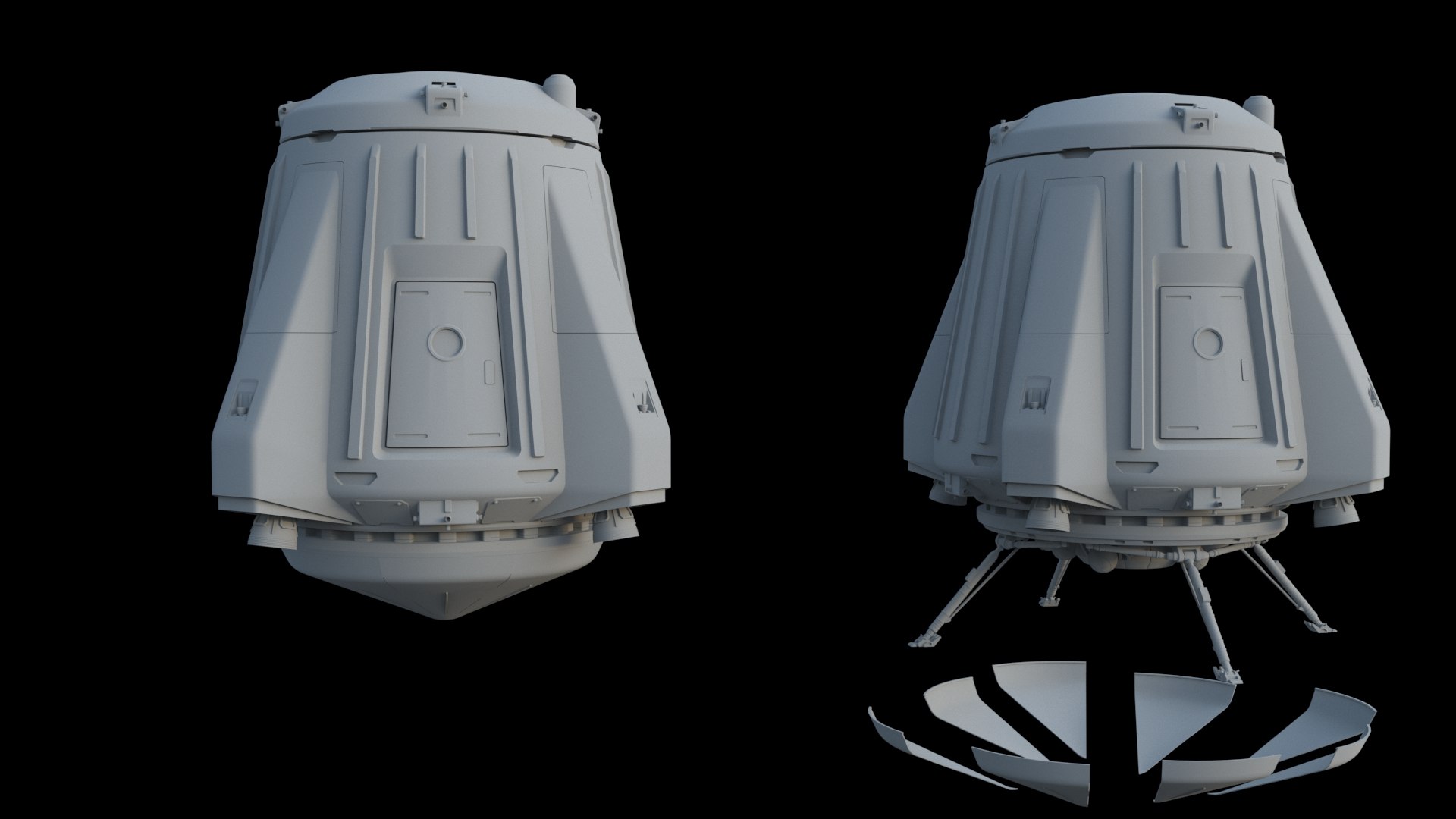 Sci Fi Escape Pod 3D Model - TurboSquid 2164846