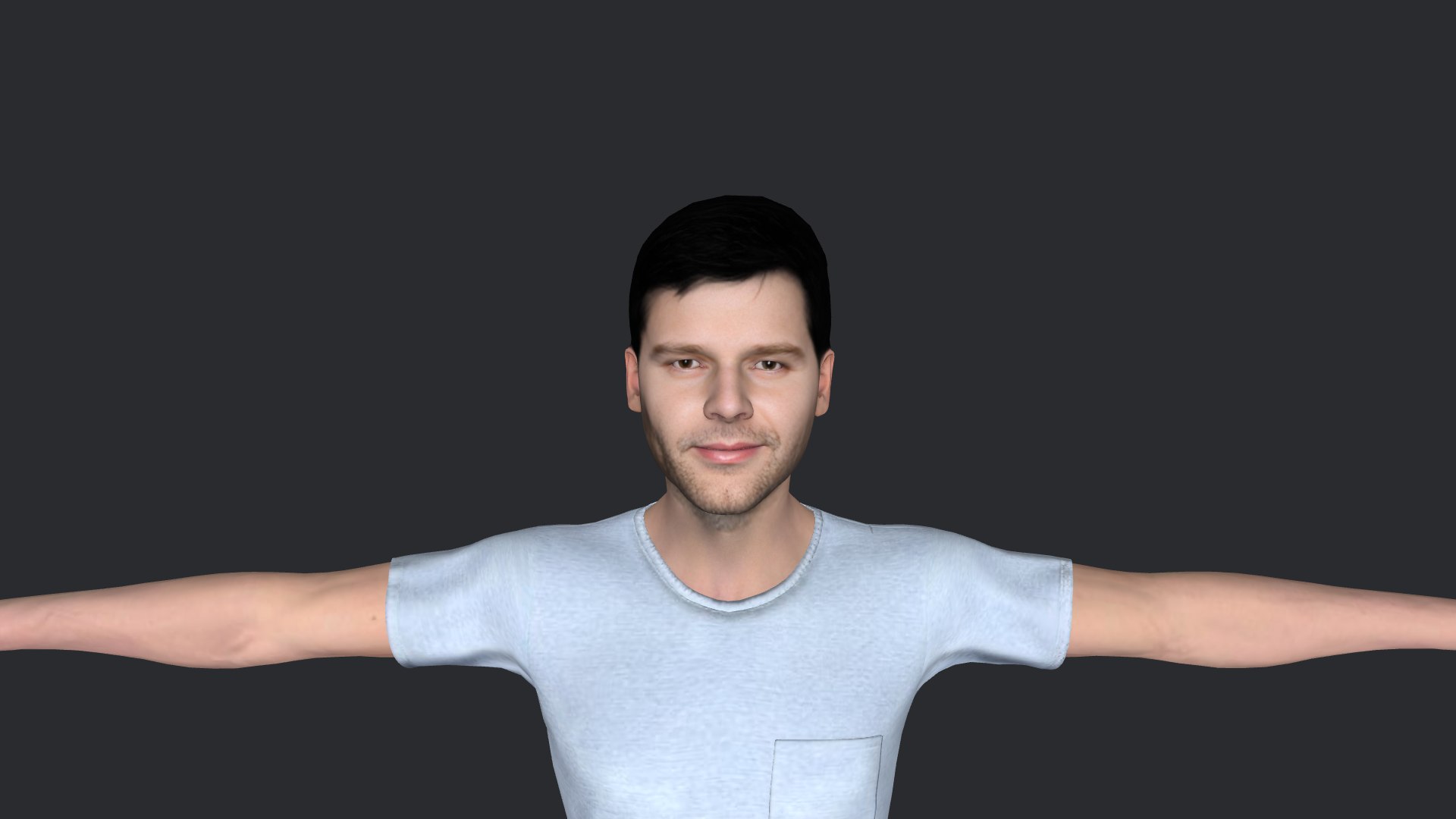 3D Ricky Martin Hyper Realistic Full Body Fully Rigged 3D Character ...