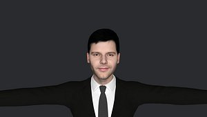 3D Ricky Martin  Hyper Realistic Full Body Fully Rigged 3D Character model