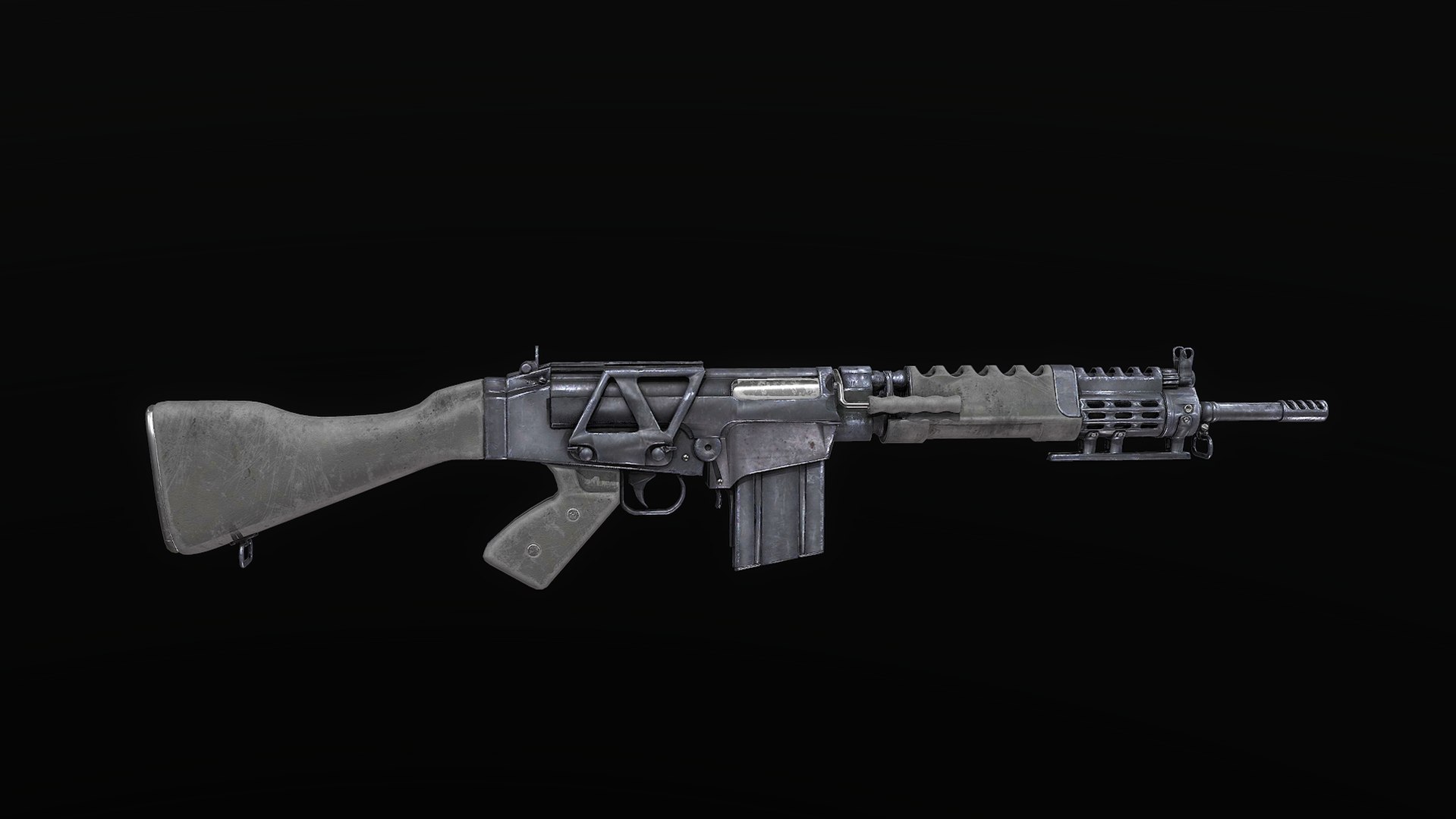 Gun Rifle L1ar 3D Model - TurboSquid 1678666